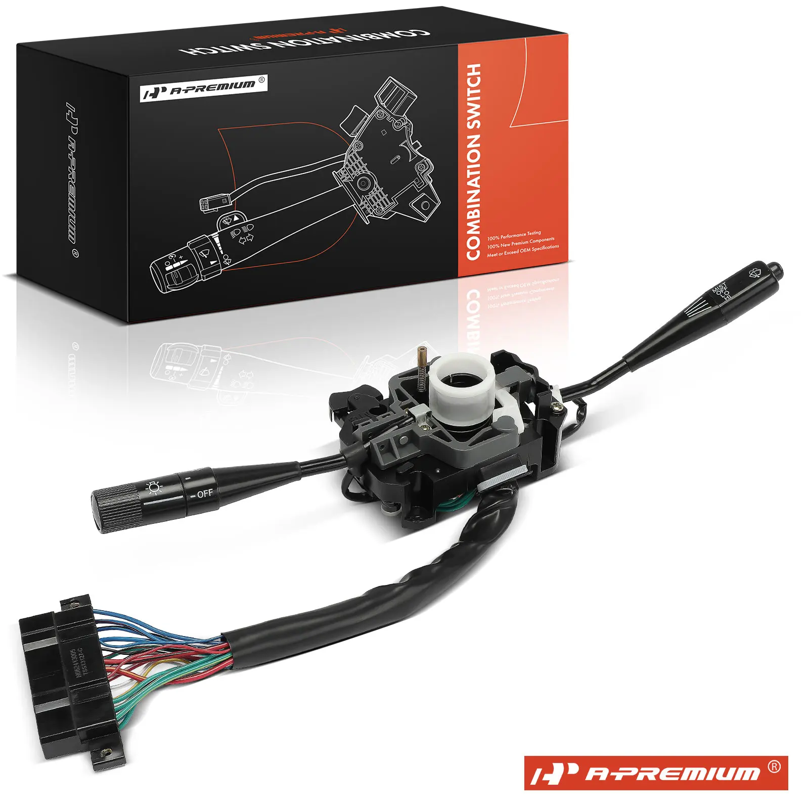 A-Premium Turn Signal Switch without Fog Lights for Toyota Corolla 1980-1983 Pickup 1982-1983