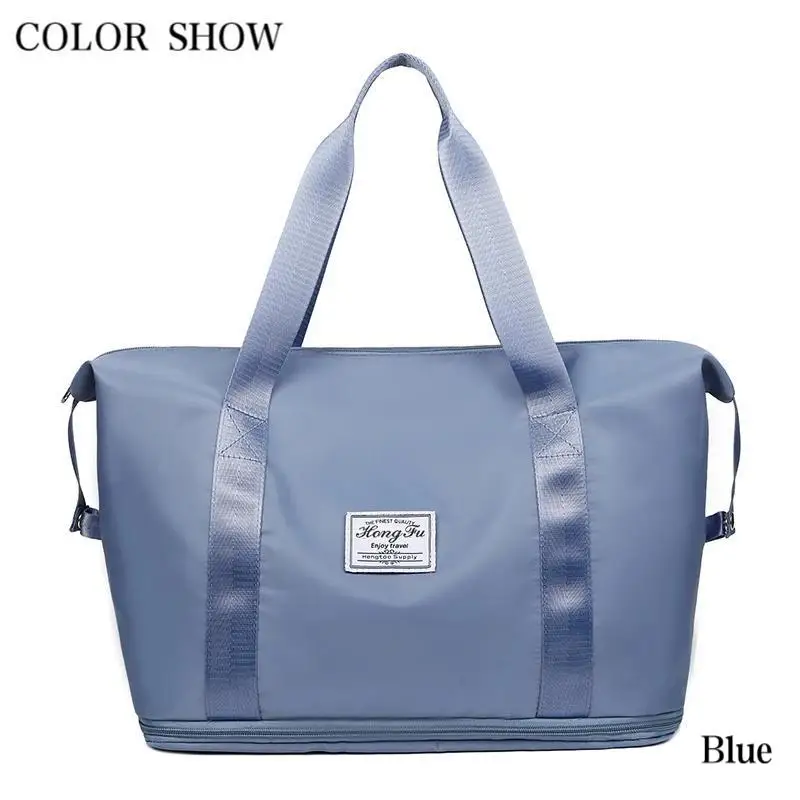 Erweiterbare Große Reisetasche, Wasserabweisende Sport- und Fitness-Handtasche, Lässige Reisetasche – Detail 9