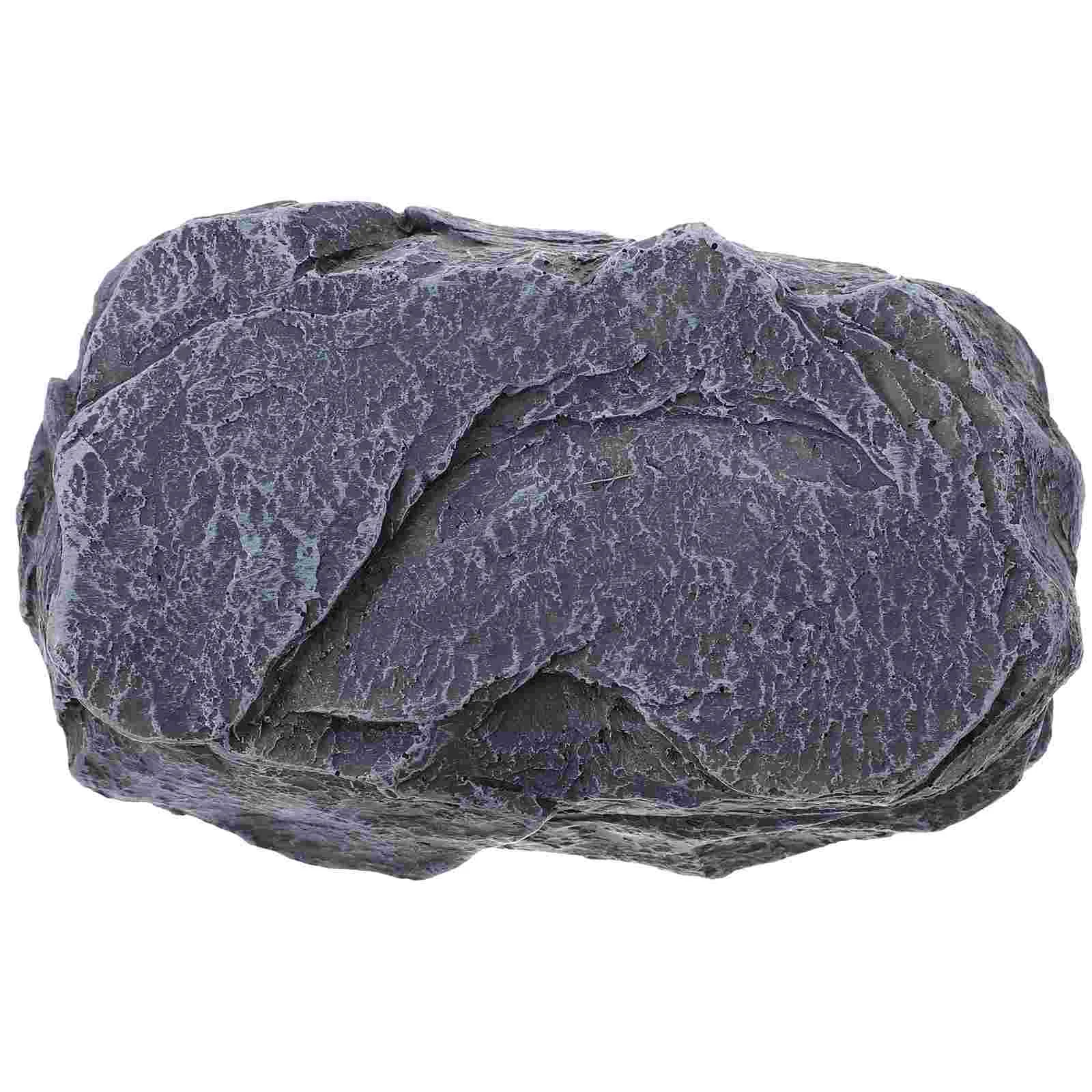Simulated Stone Key Resin Hider Shape Holder Storage Box House for outside Decor Spare