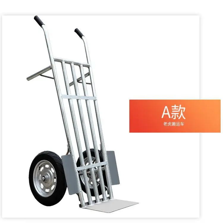 Galvanized Pipe Thickened Tiger Two Wheels Trolley Truck Truck Trolley Trailer Load Other