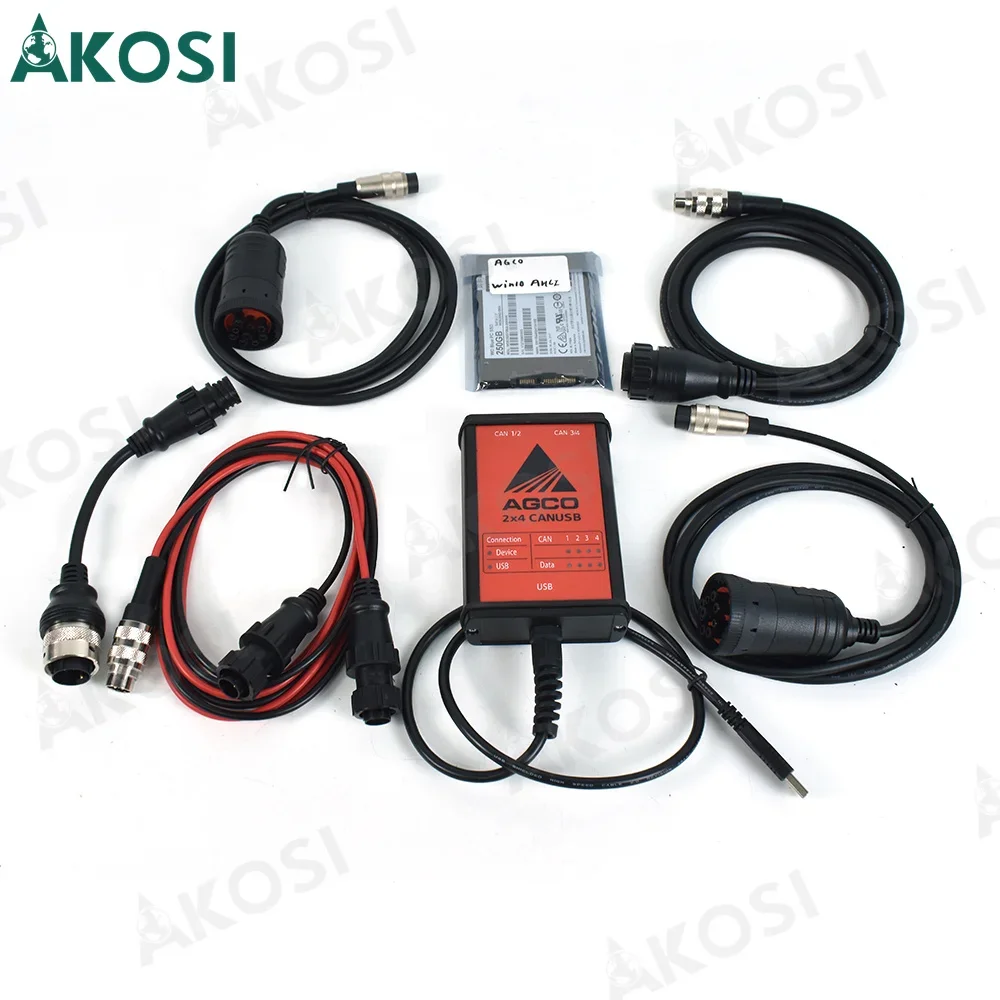 For AGCO Diagnostic kit FOR AGCO CANBUS FENDT FenDias Massey Ferguson FOR AGCO SISU Power Win EEM4 Service Tools