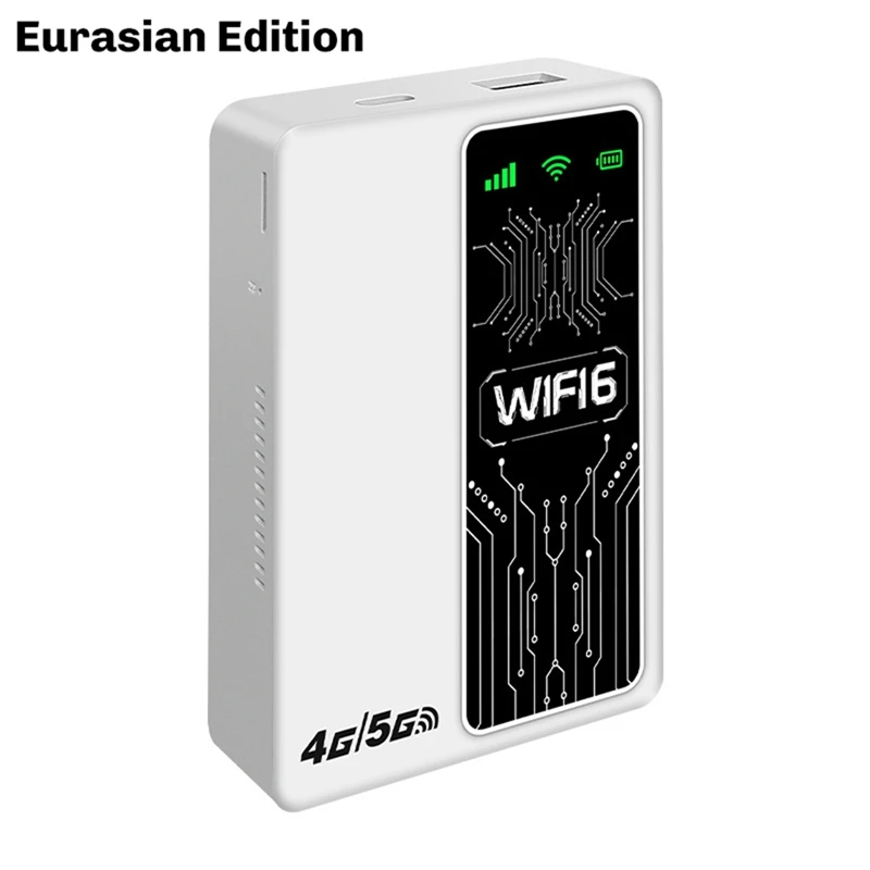 

Маршрутизатор 4G/5G Lte, маршрутизаторы Wi-Fi6, 300 Мбит/с, 4G, портативный Wi-Fi-модем, 5G, расширитель сигнала точки доступа к SIM-карте, европейское издание-A19I