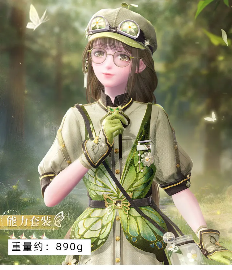 الدفء اللانهائي المفتوح World X Infinite Warmth Coswear Forest Play Butterfly Coswear Star Wishes Dream Coswear #6