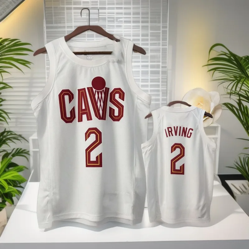 24/25 Latest Explosive Basketball Jersey Series Cavaliers No. 23 Crew Neck Sleeveless Top Summer Men's Sports Vest Quick Dry