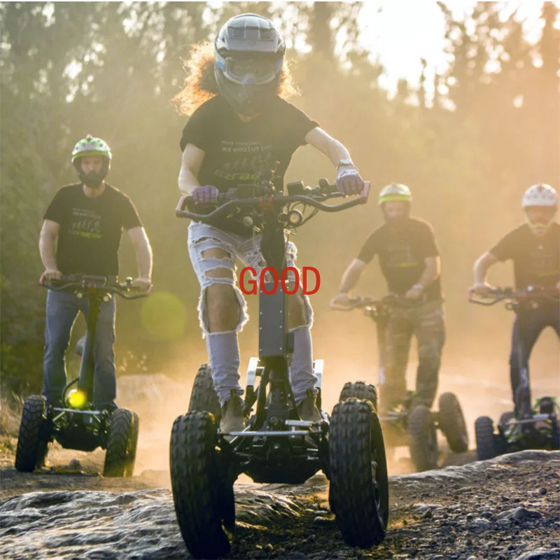 الأصلي الكمال المصنع مباشرة العرض ATV بطارية ليثيوم سكوتر جميع التضاريس سكوتر كهربائي 4X4 6000 واط جديد Muggy دراجة نارية #1