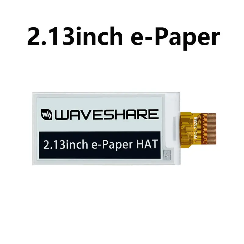 2.13-inch E-ink Screen, E-paper Display, 250By122 Resolution, Black and White