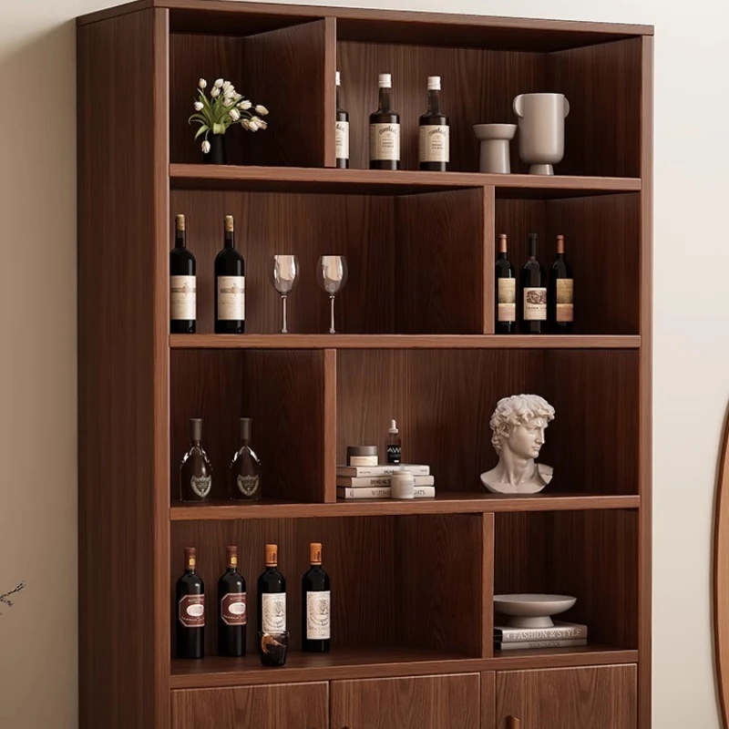 Meubles de Bar d'angle pour Bar à vin, pour salon, armoire Audio, tour à Champagne, verres en plastique, stockage de whisky Mobile d'extérieur