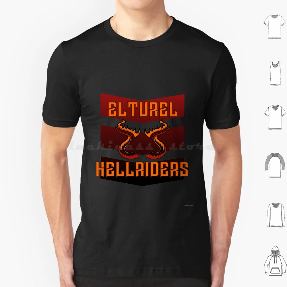 Elturel Hellriders Professional Logo T Shirt 6xl Cotton Cool Tee Elturel Hellriders And D And D Dnd Forgotten Realms Faerun