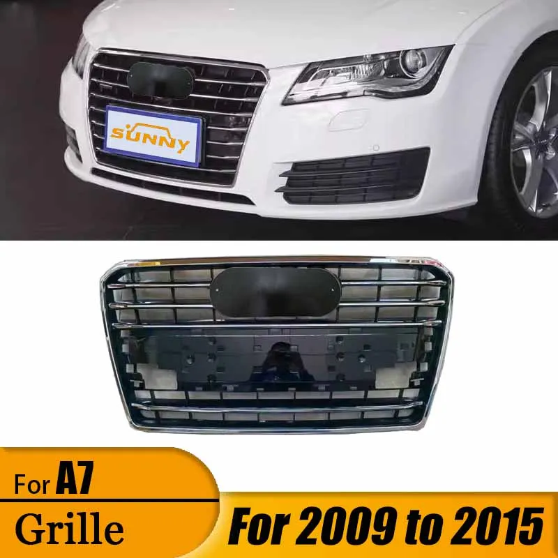 

Suitable for 2009-2015 Audi A7 front bumper center mesh air intake grille 2010 2011 2012 A7 original car