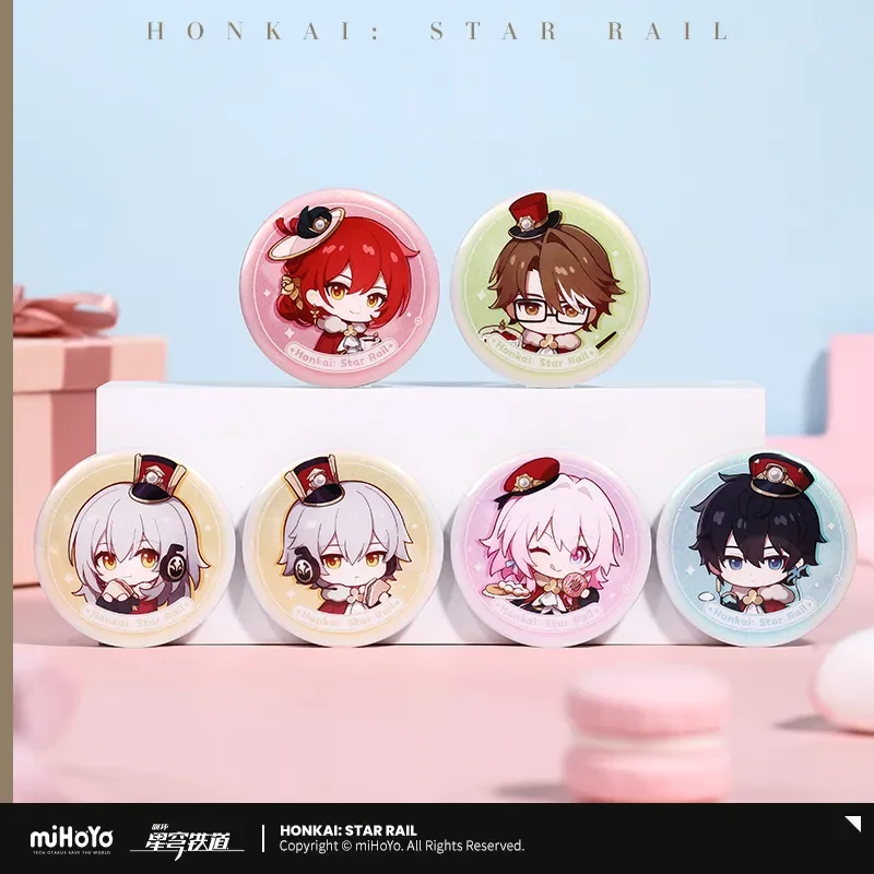 Presale Sunsyea Honkai Star Rail Official Merch miHoYo Original Authentic Nameless Medal  Theme Series Badge Aventurine Boothill