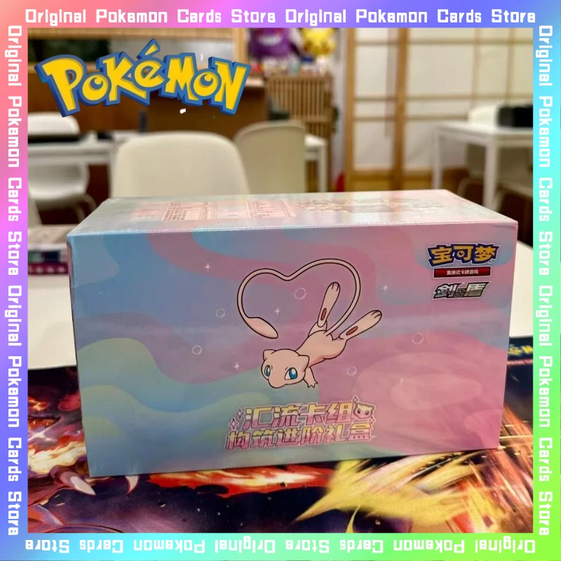 

100%Original Pokemon Mew Convergence Card Deck Construction Gift Box PTCG Simplified Chinese Card Collectible Cards Toy Gifts