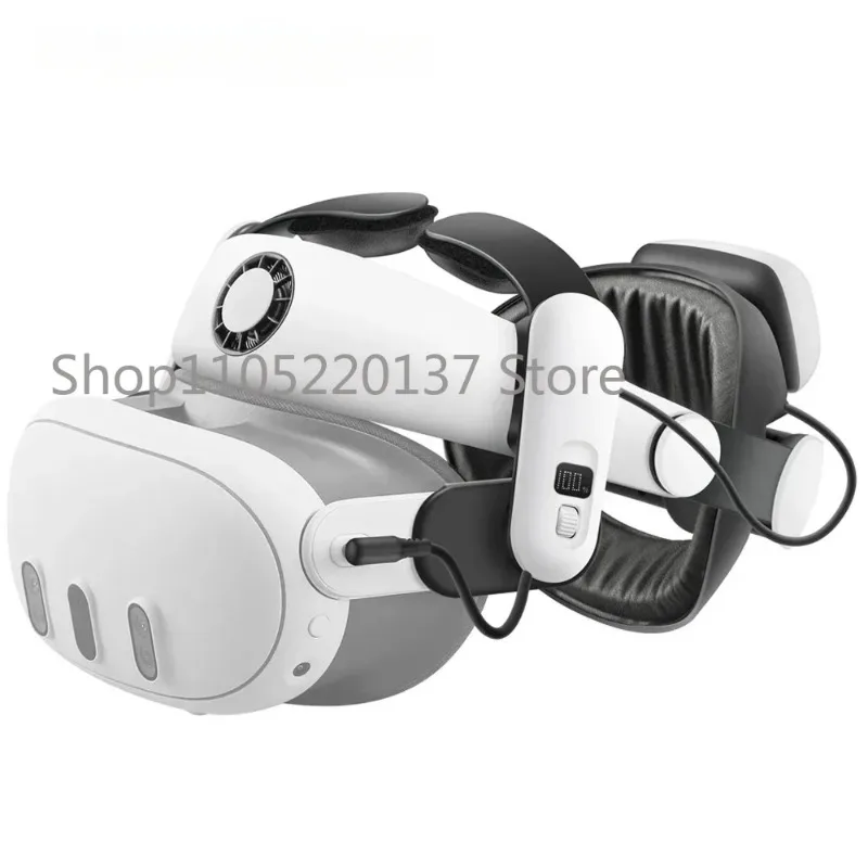 NEW 2025 BOVR S3 Pro Super Strap VR Accessories Compatible with Meta Quest 3S Head Air Conditioning Hot-swappable Battery Pack