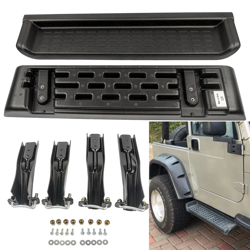 Pedane Nerf bar pedane laterali per Jeep Wrangler TJ 1997-2006 accessori per pedali laterali a 2 porte per auto