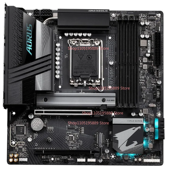 For Gigabyte B760M AORUS PRO E-sports Engraving Main Board, Support 12/13/14 Generation Intel Processor
