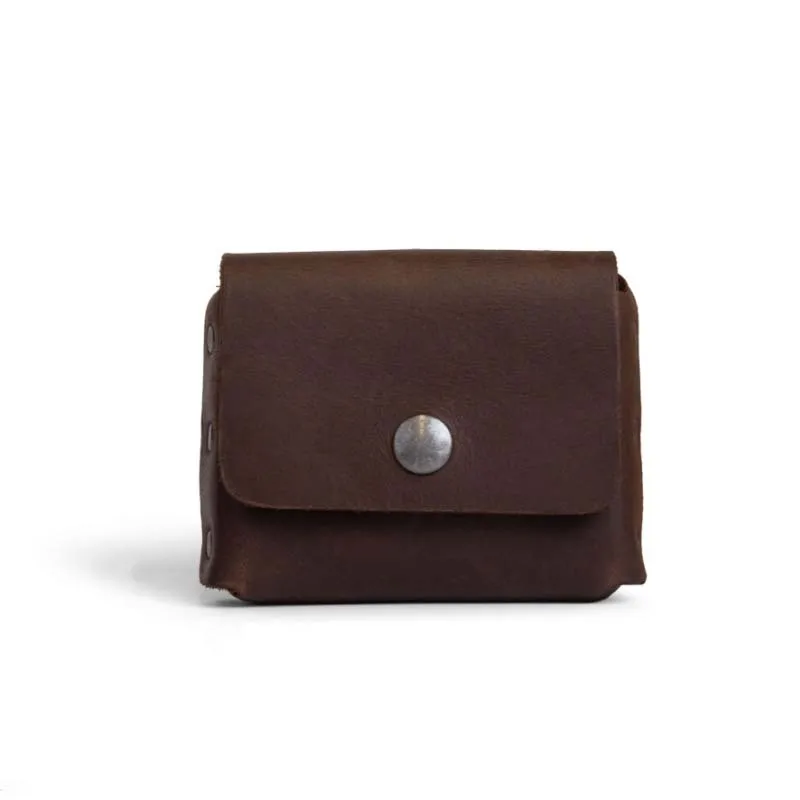 Vintage PU-Leder Nieten-Gürteltasche Herren Reise-Karten-Geldbeutel Gürtelbrieftasche – Detail 5