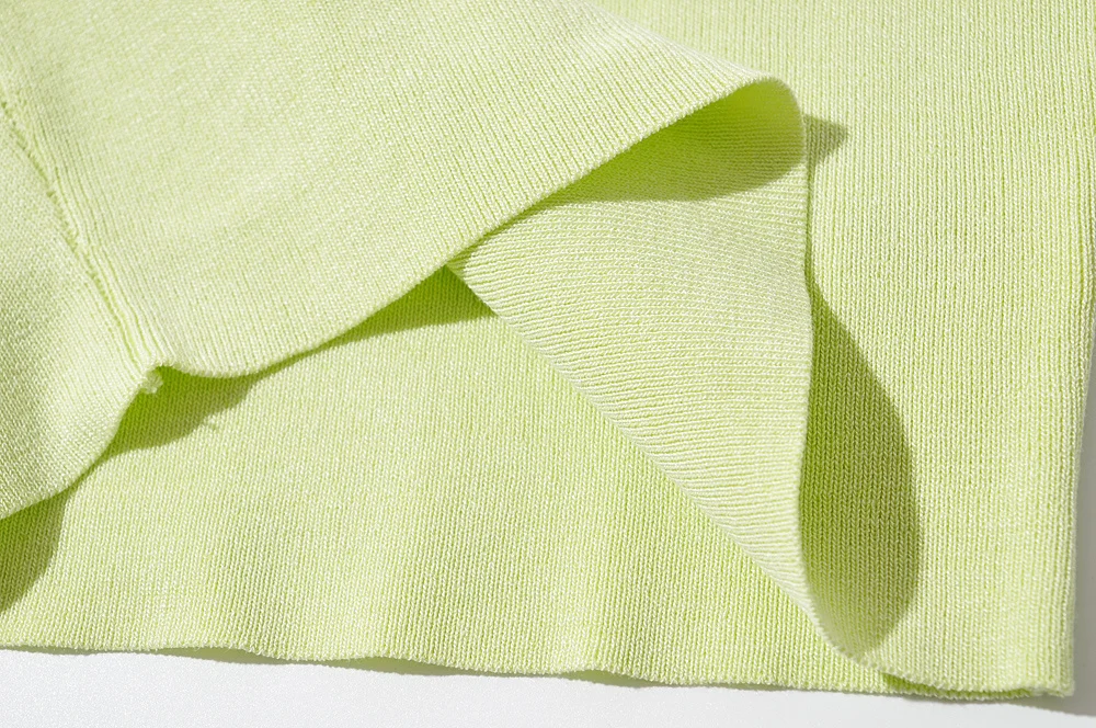 Withered 2024 Ins Blogger High Street Knitted Sexy Camisole Crop Tops Cotton Colorful Summer Beach Short Tshirts Women