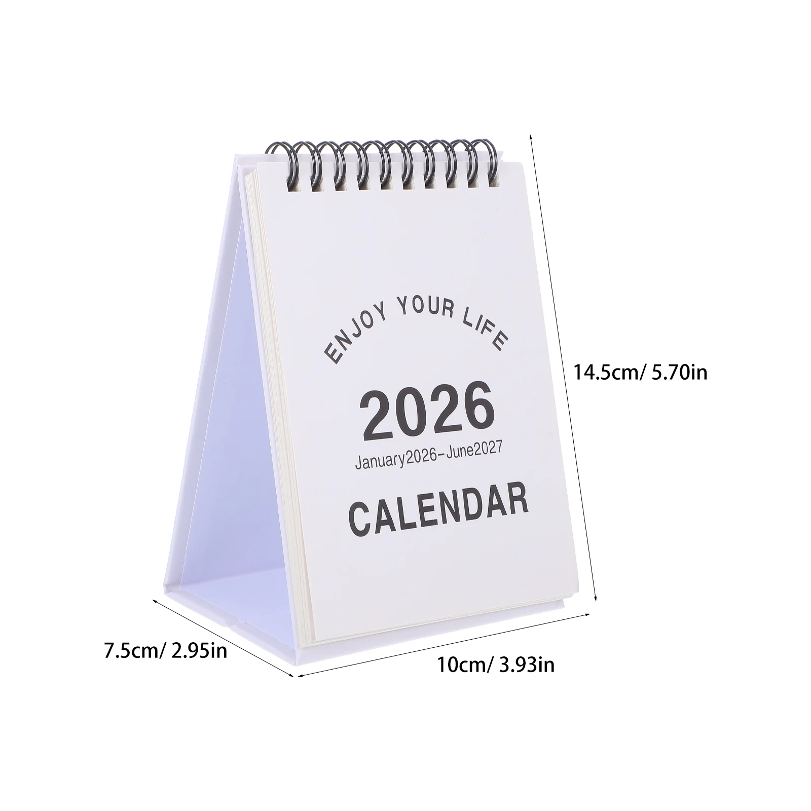 2026 Desk Mini Compact Desktop Calendar 2026 Standing Flip Tabletop Calendar For Office Home School Organization Pink