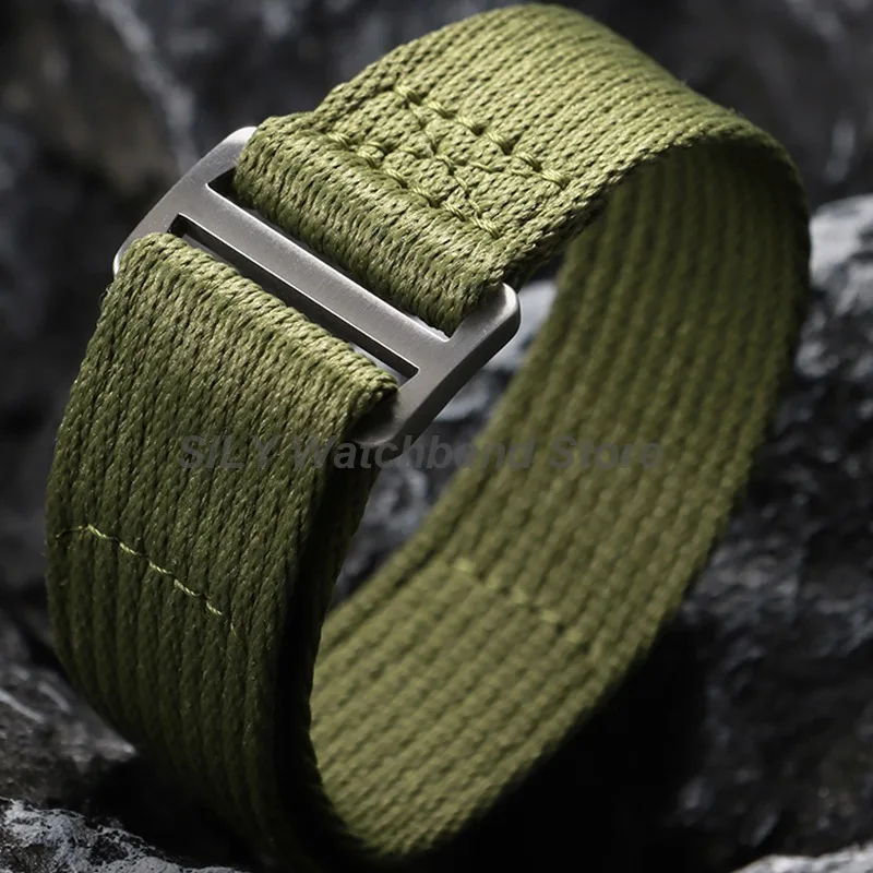 20/22Mm Nylon Watch… - image