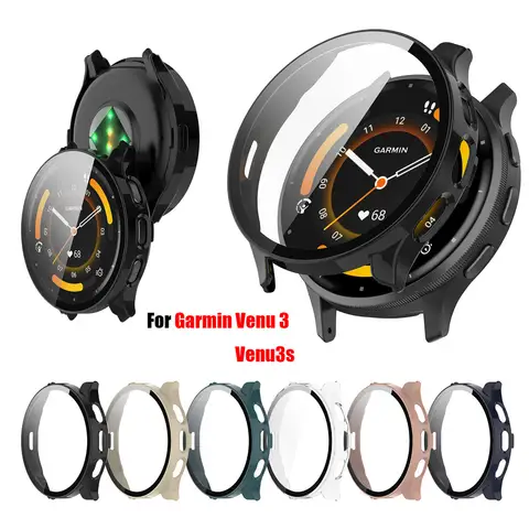 For Garmin Venu3 Venu3S 41mm 45mm Case Protective Shell For Venu 3 PC Protective case 360° All-Round Screen Protector