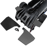 INFRACTION LIMITLESS Carbon Fiber Rear Fender Mudguard for 1/7 RC ARRMA INFRACTION 6S V2 LIMITLESS F1 Car Truck