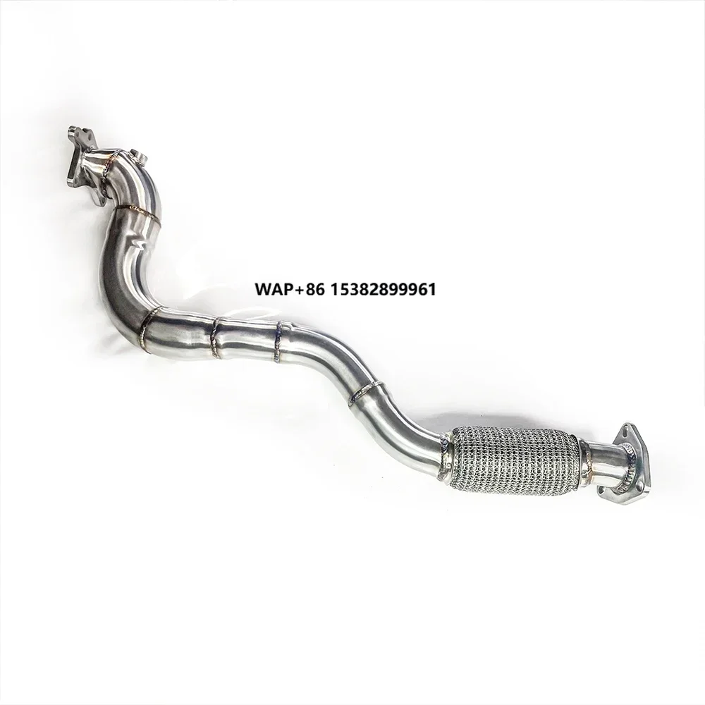 

Fit for GE6 1.3 2008-2013 1.5mm Thickness Mirror Polished stainless steel high-performance exhaust Middle pipe retrofit