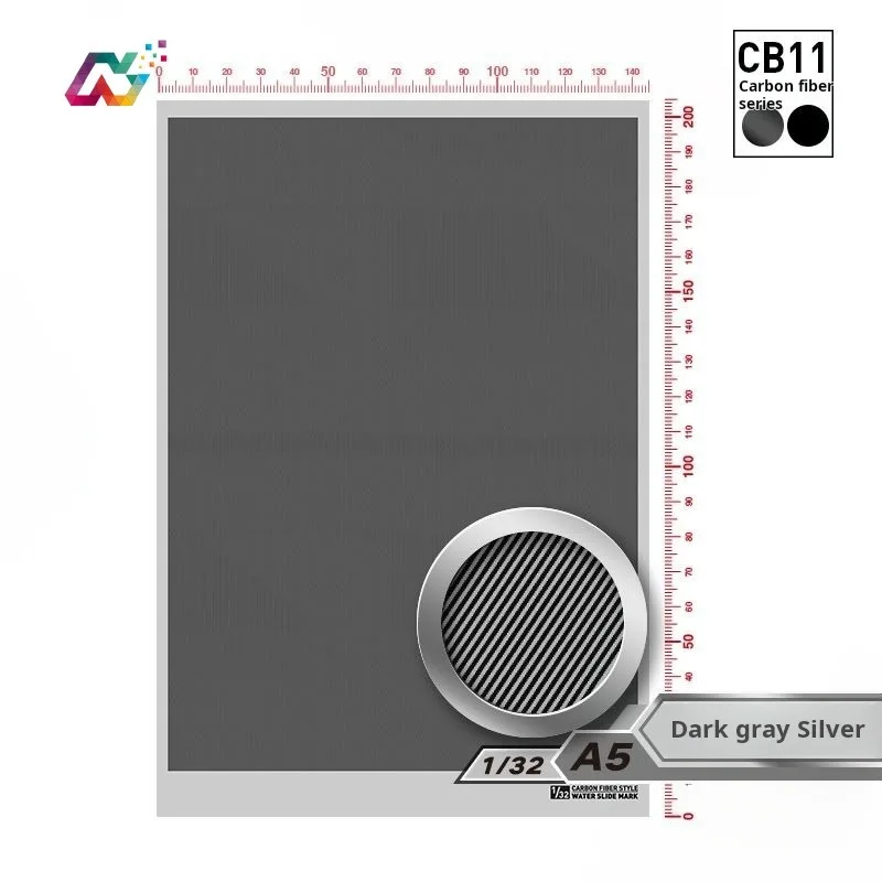 Hobby Mio Koolstofvezel Waterglijbaan Decal Hoge Precisie Twill Textuur voor 1/12 1/24 1/32 Schaal Model Auto Motor Modificatie