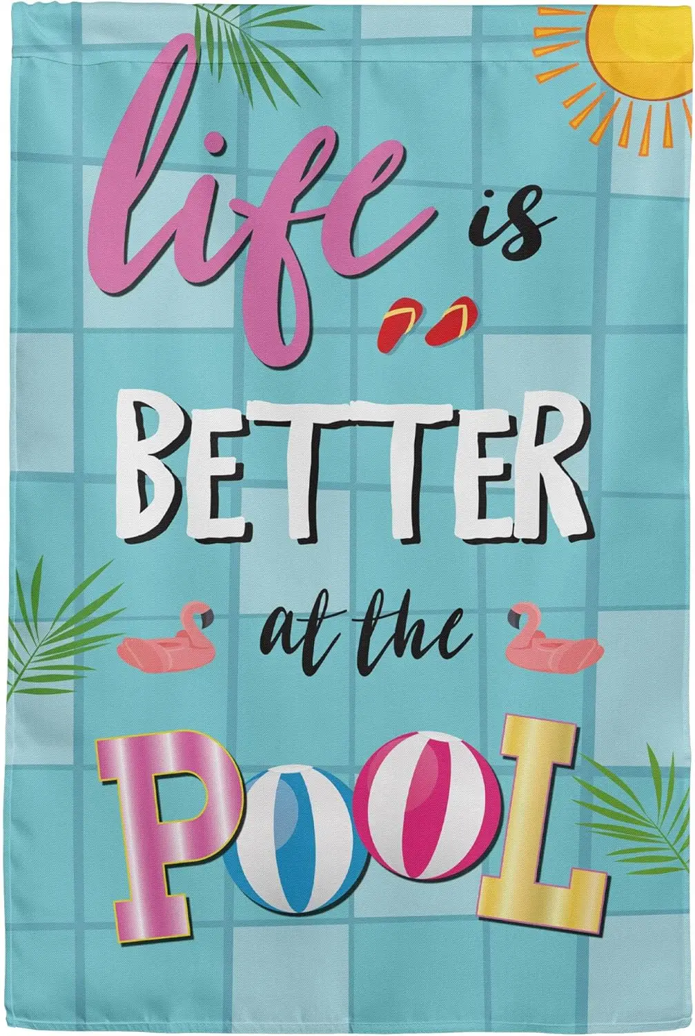 

Флаг для бассейна и сада-фотообои