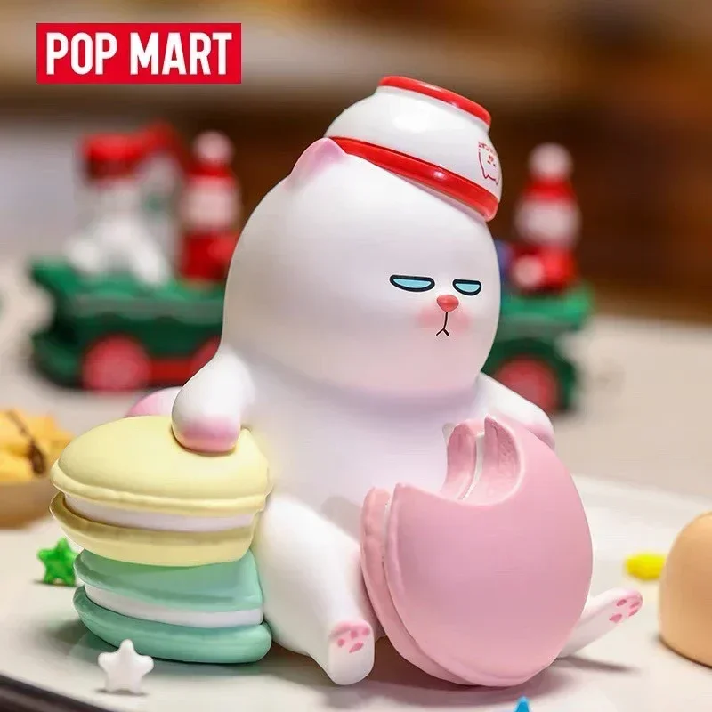 

Pop Mart Vivicat Gourmet Series Blind Box Guess Bag Mystery Box Toys Doll Cute Anime Figure Desktop Ornaments Gift Collection