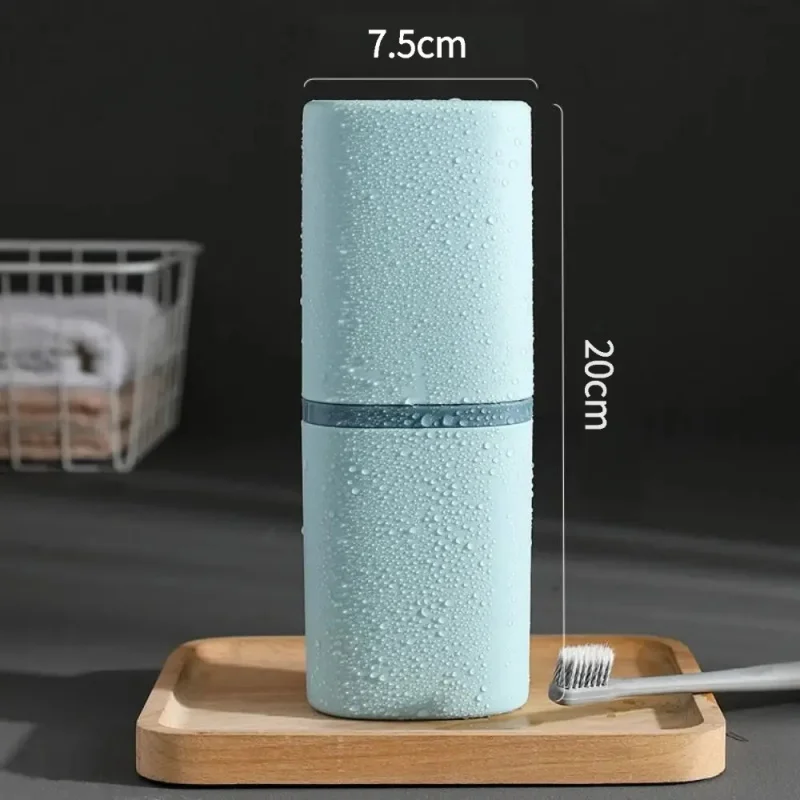 Portable Travel Toothbrush Case, Multifunctional Toothbrush Storage Stand Holder, Dustproof Household Bathroom Accessory