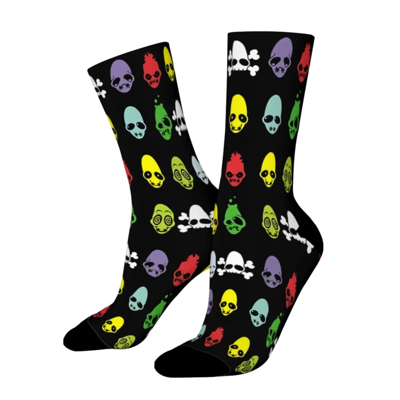 

Y2K Oddworld Mudokon Funny Men'S Socks Vintage Alien Hip Hop Novelty Crew Sock Gift Pattern Printed