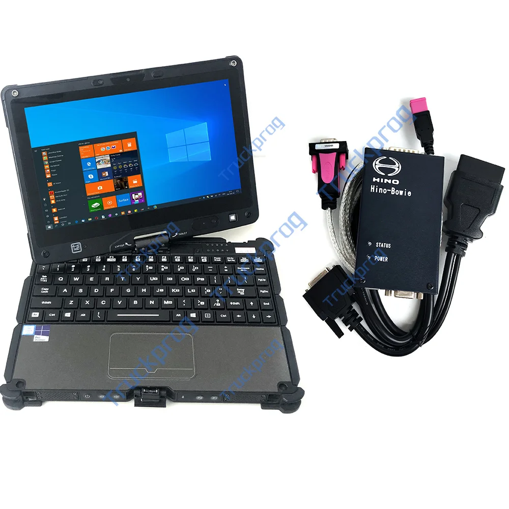 

Getac Laptop for HINO Bowie Excavator Diagnostic Cable EXplorer Dx for Kobelco excavator Truck Diagnosis tool