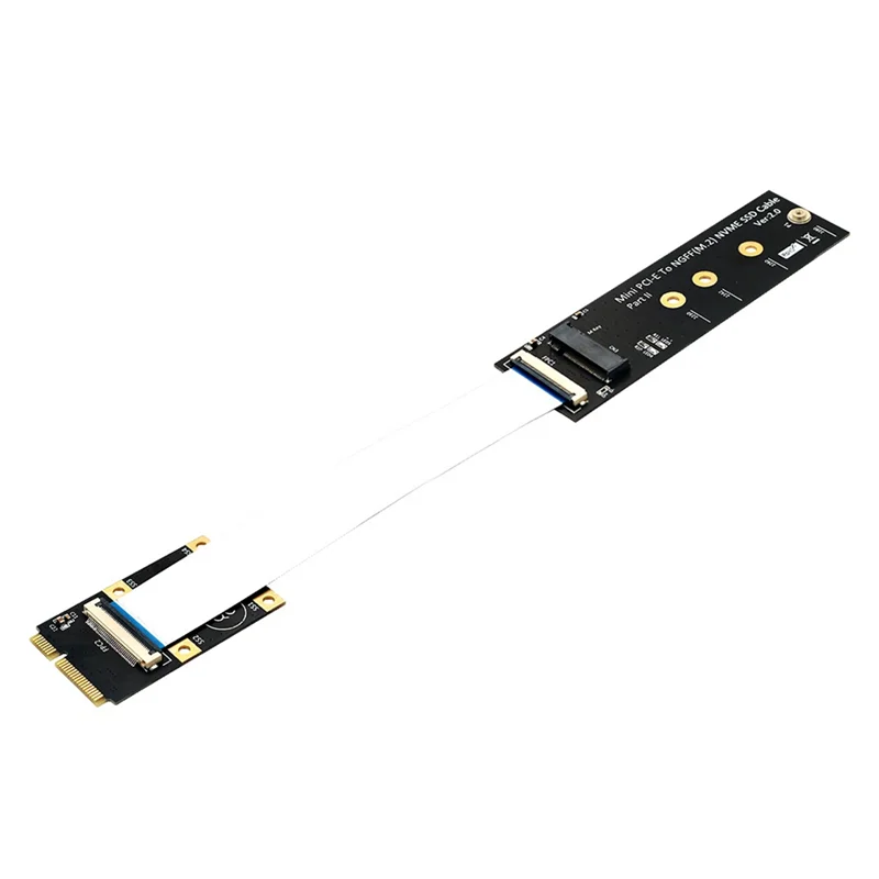 

AK51-M.2 NVME SSD To Mini PCI-E Adapter With FFC Cable For M.2 M-Key 2230/2242/2260/2280 NVME SSD Converter Extension Cord
