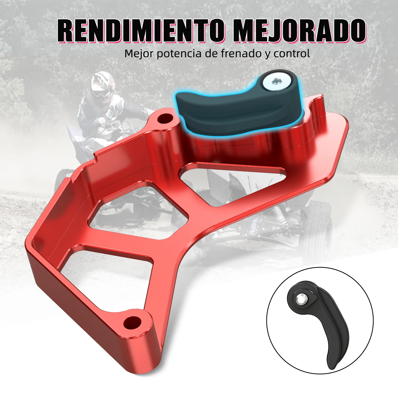 NICECNC Kettenradabdeckung Kettenführungsschutz für Yamaha Raptor 700R 2009-2026 1S3-15421-00-00 für Raptor 700 SE 2006-2026 – Detail 9