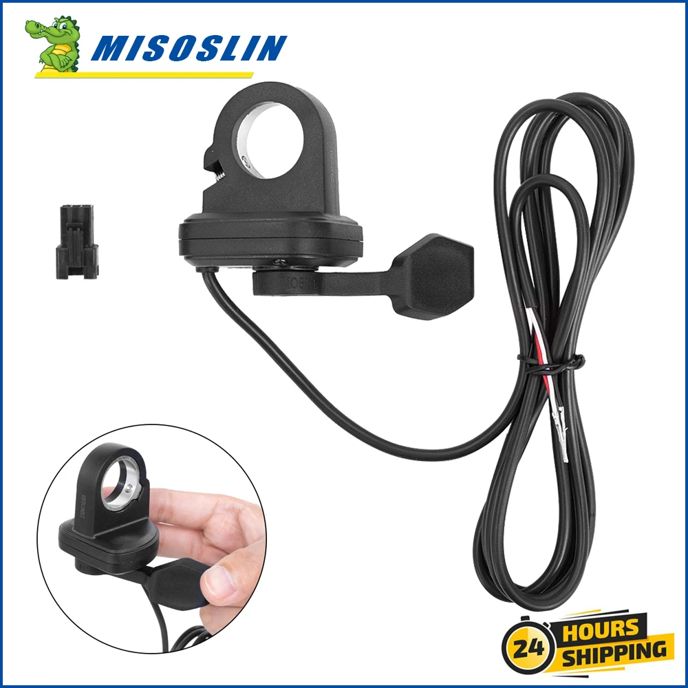 Universal Electric Scooter Thumb Throttle Waterproof Thumb Accelerator for WideWheel Pro E-Bicycle Bike Replacement Accessories