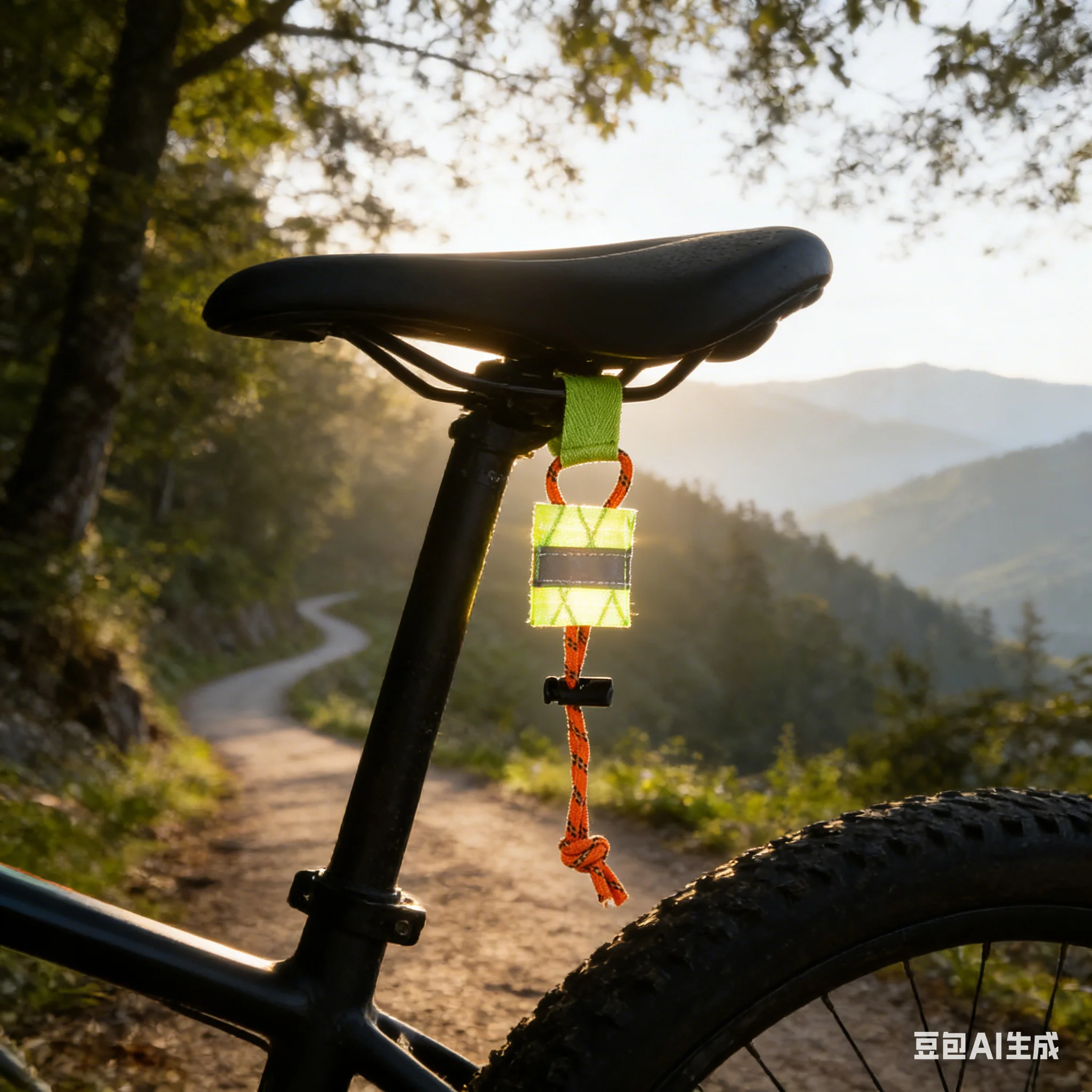 

1 шт. светоотражающая лента для велосипедного седла, многофункциональная, для ночной езды, декоративная, для горного велосипеда, аксессуары