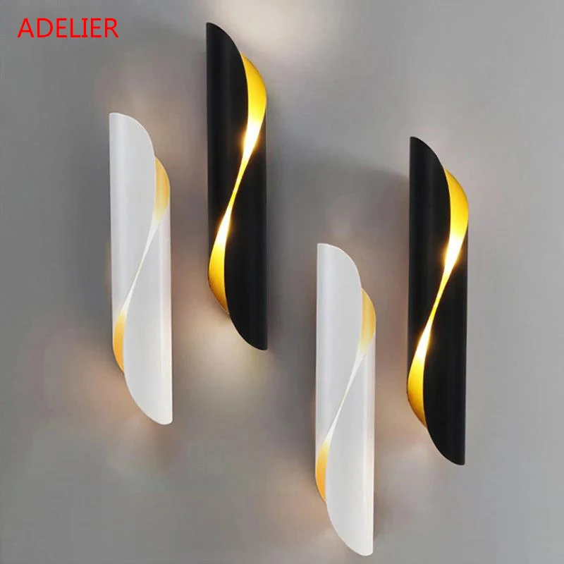 

Aluminum Tube LED wall light Nordic bedroom bedside Wall lamps home decor living room corridor loft stairs lighting fixture