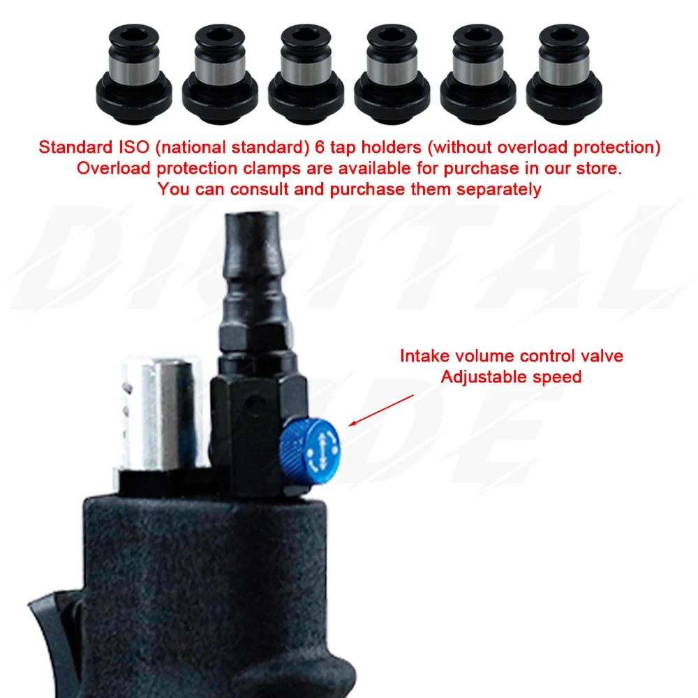 M3-M12 Pneumatic Tapping Machine Air Drill Tapper Tool ISO standard Pneumatic Tapping for Universal Threading Flexible Arm