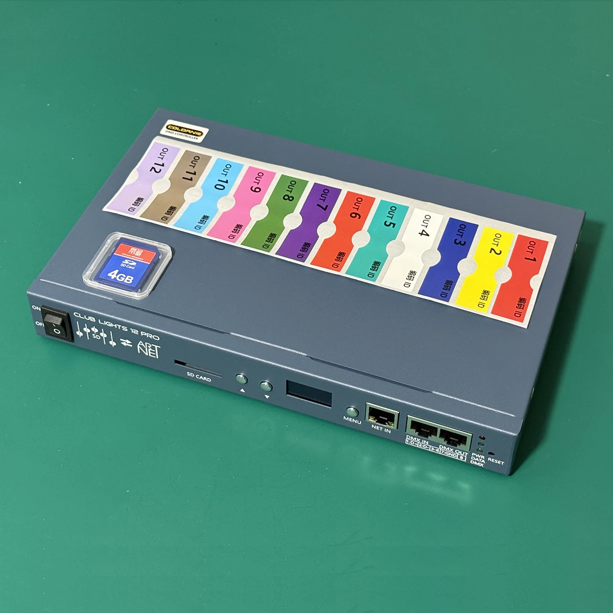 NEW Art-Net To SPI Controller 12CH For WS2815 WS2811 WS2812 DMX512 Effects Record SD Offline Playback