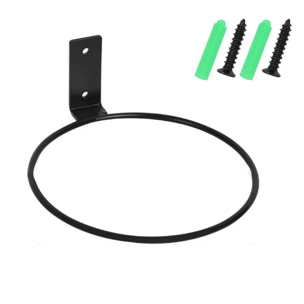 

Стильная металлическая подставка для цветочных горшков, кольцевая, настенная, для улицы, декоративная, складная, прочная, для офиса