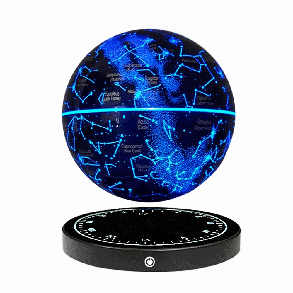 Magnetic Levitation Starry Lamp Free Rotation Table Night Light Student anti gravity Study Globe Office Desk Decor Ornament