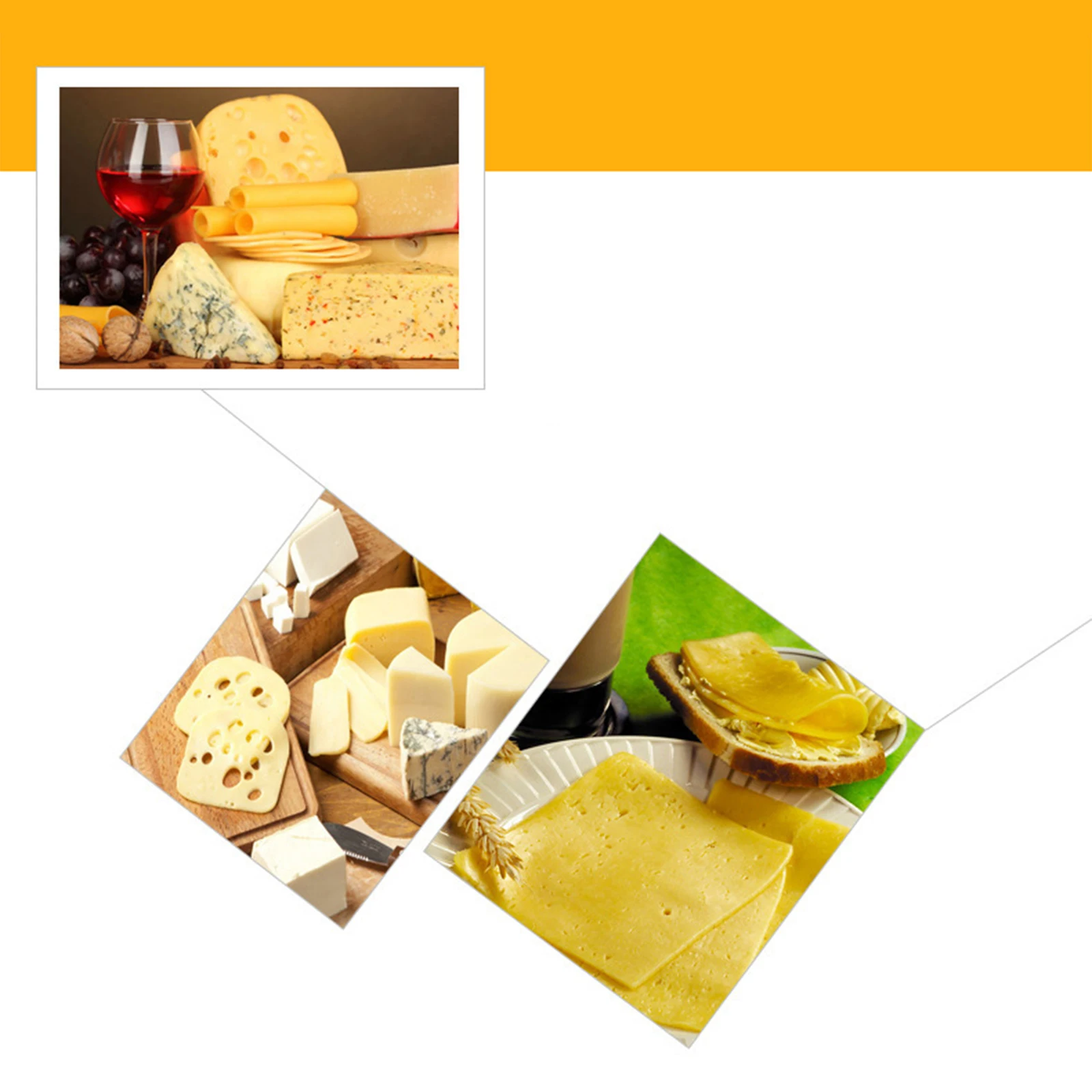 Stainless Steel Cheese Slicer Cutter Cutting Serving to Clean Cheese Slicer Wire for Kitchen Cheese Board Wire Slicer Cutter