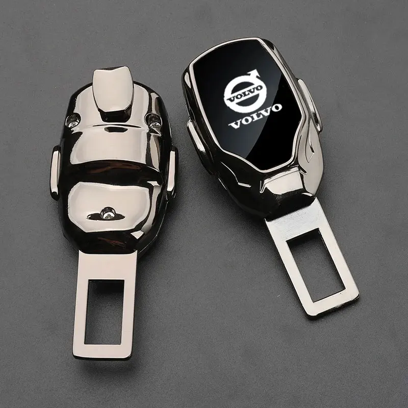 Car Seat Belt Clip Extender Lock Buckle Plug Thick Insert Socket Extender For Volvo xc60 xc90 v40 v60 v50 s60 Car Accessories