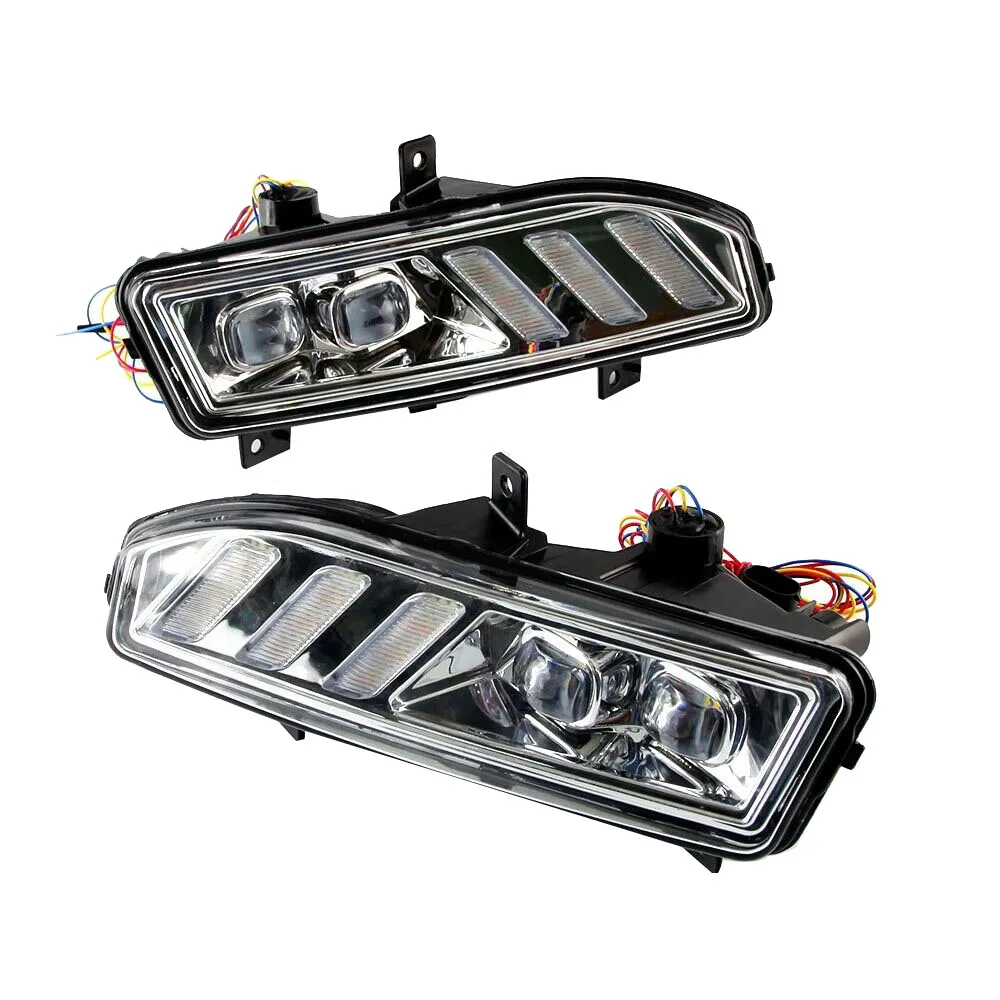 

LED DRL Daytime Running Lights Fog Lights Turn Signal Lamp for Nissan X-Trail Rogue Qashqai Kicks Sylphy Sentra 2017-20