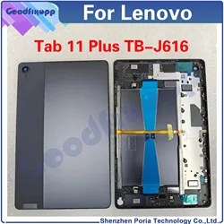 For Lenovo Tab 11 Plus TB-J616 J616 J616F J616X J616N Battery Back Cover Rear Case Lid Parts Replacement