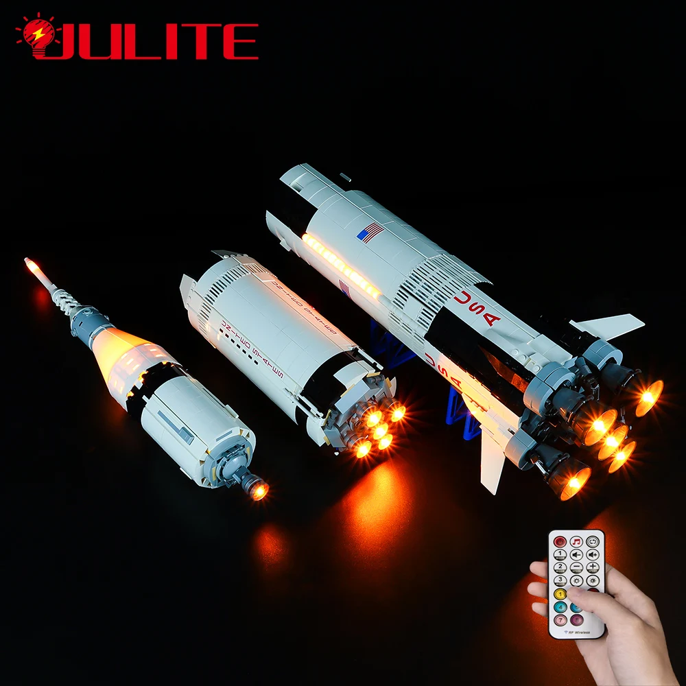 

Led Light Kit For 21309 Creative The Apollo Saturn V Launch Vehicle Compatible 16032 Toys Set (Not Included Building Blocks)