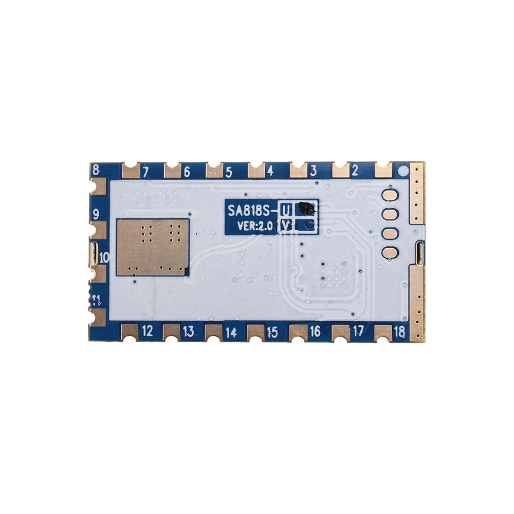 1W Wireless Analog Intercom Module Sa818S Voice Transceiver Module 30dBm 400MHz To 480MHz Half-Duplex Voice Transceiver Module