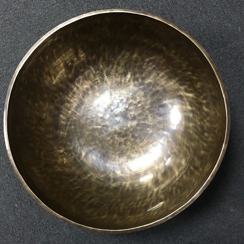 Large Tibetan Therapy Meditation Singing Bowl Deep Tone and Sound Foot Bowl