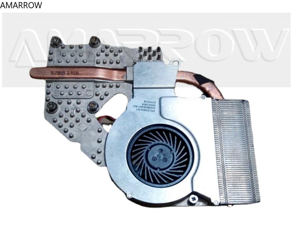 

Original for HP Laptop Heatsink Cooling Fan Cpu Cooler 4515S 4415S 4416S CPU Heatsink 535804-001