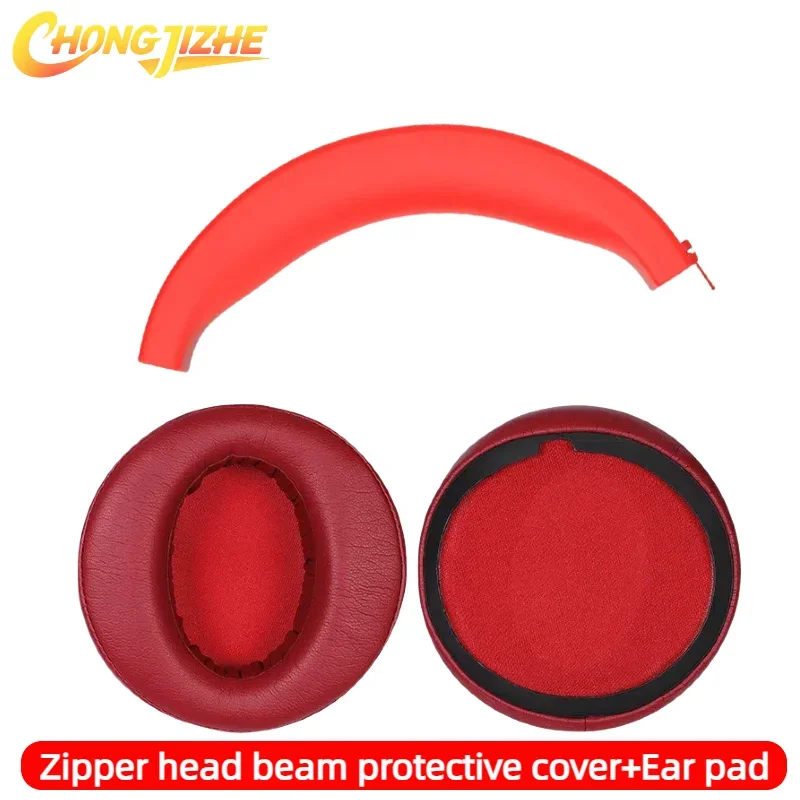 CHONGJIZHE Replacement high quality earmuff/Silicone Headbeam Protective Cover For SONY MDR-XB950b1 MDR-XB950BT N1 headphones ，