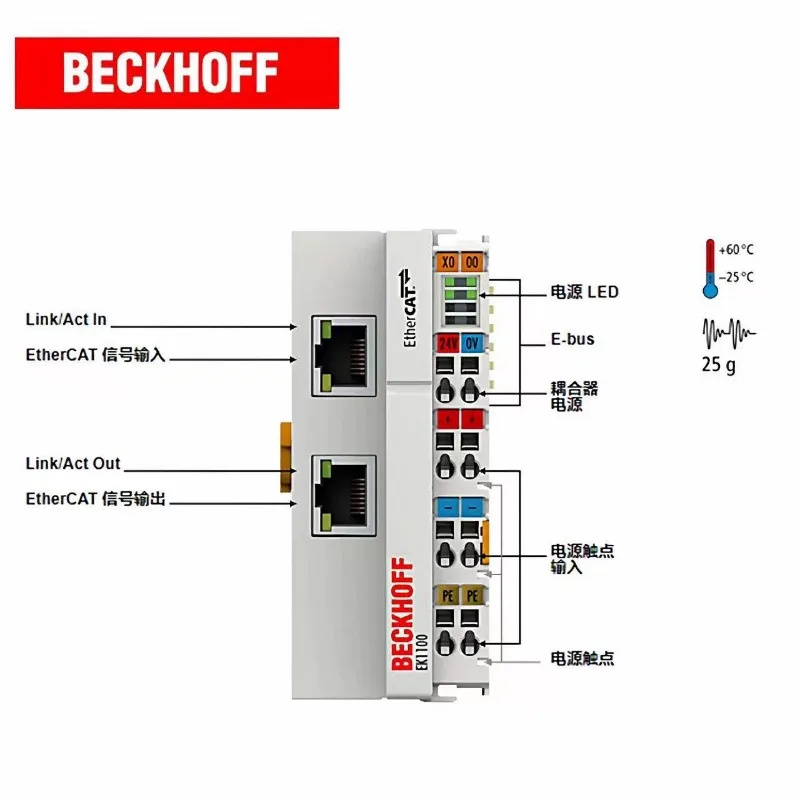 New Beckhoff Module EK1100EL1008 EL2008 EL1809 EL2809 EL1889 EL2889 1pcs